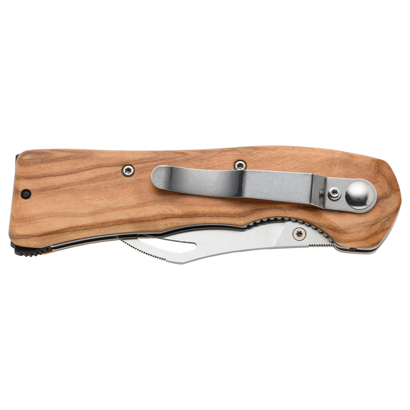 Couteau à champignons pliant Fox Knives FOX SPORA FX-409 OL en acier inoxydable 12C27