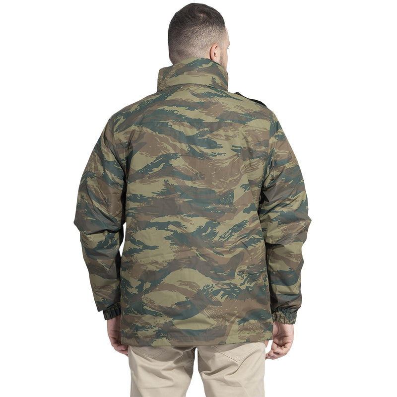 Veste camouflage militaire grecque en lézard PENTAGON GEN V3.0 armée imperméable chaude hiver