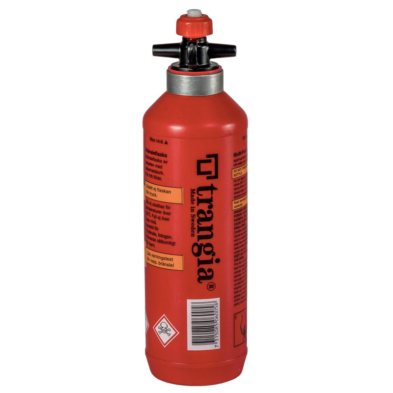 Trangia liquid fuel bottle petrol burner polyethylene flask outdoor camping Red
