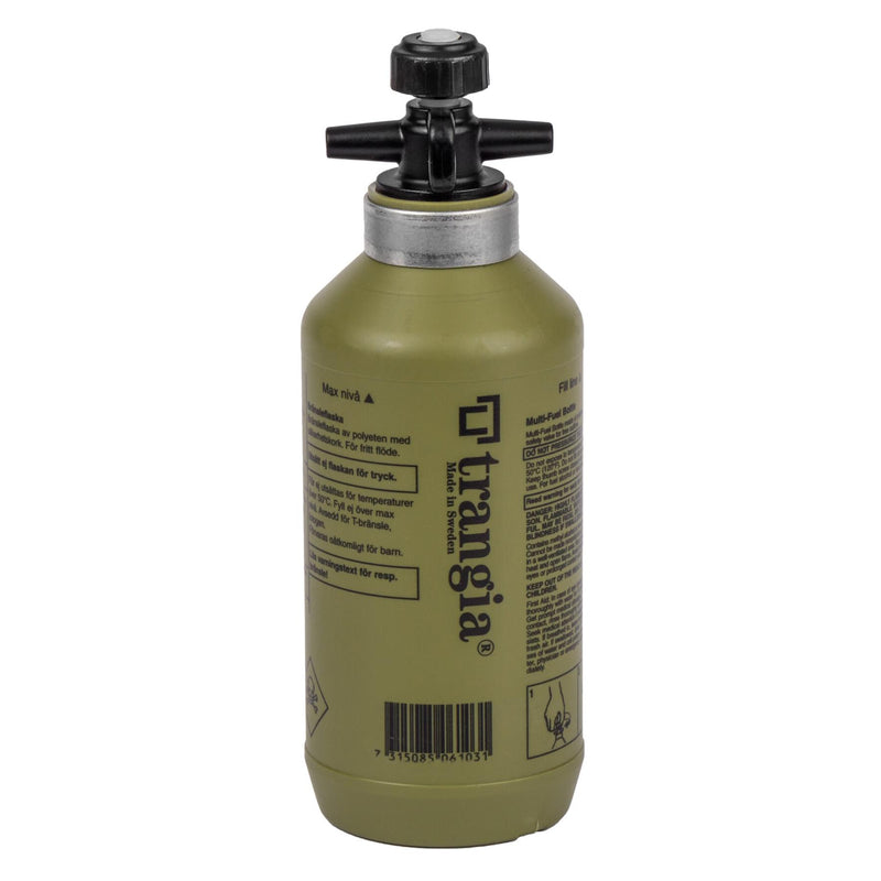 Trangia liquid fuel bottle petrol burner polyethylene flask outdoor hiking Olive
