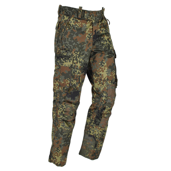 Pantalon tactique Sniper Leo Kohler pour troupes de campagne, camouflage rip-stop flecktarn