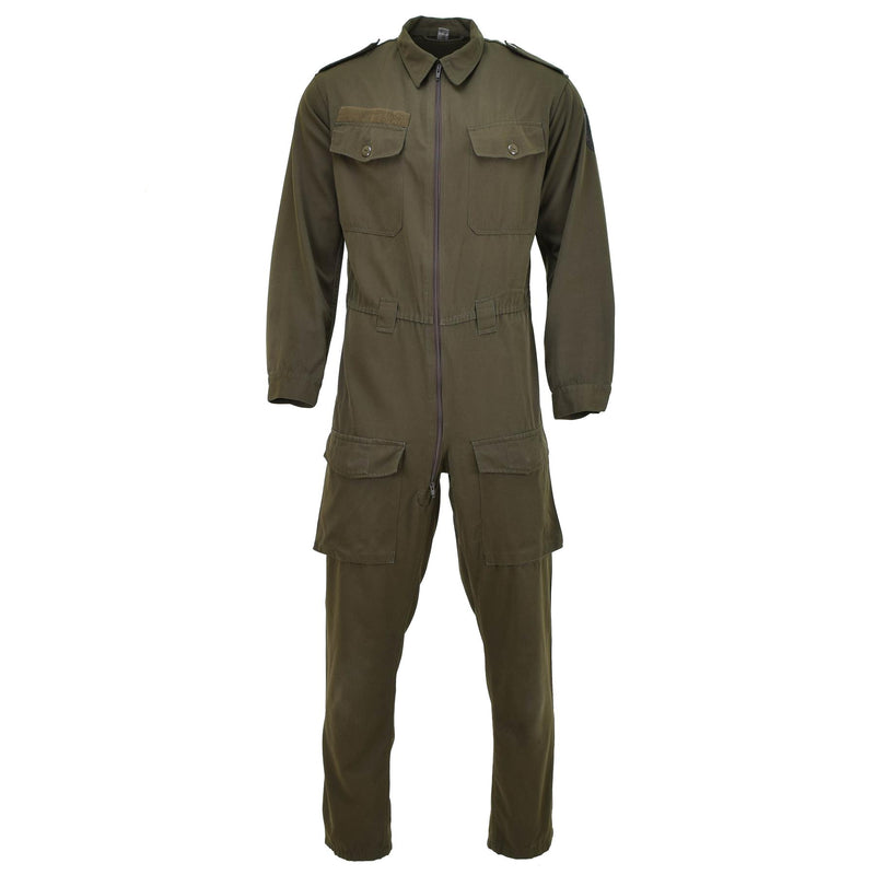 Combinaison de travail militaire autrichienne originale BH pour homme, combinaison de mécanicien en polycoton, olive