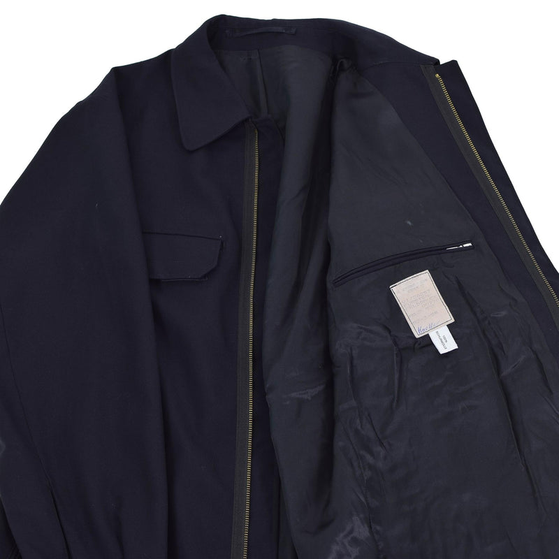 Veste d'uniforme bleu foncé originale de l'armée est-allemande NVA, surplus militaire