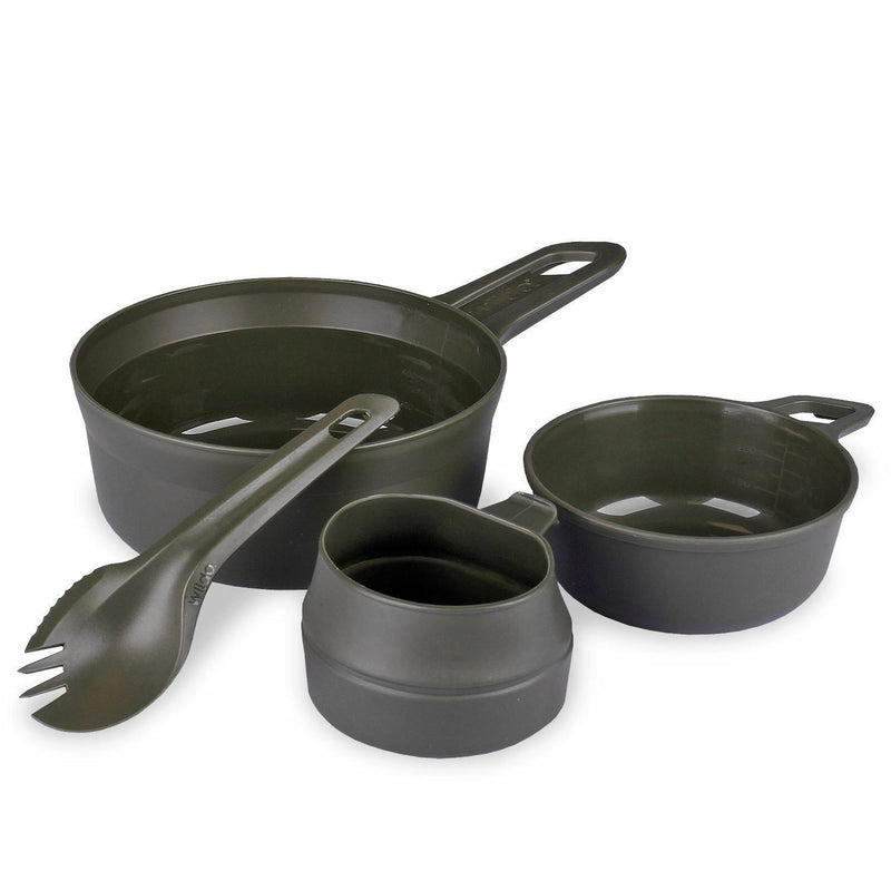 Complete Outdoor Mess Kit Set by Wildo: BPA-Free Essentials for On-the-Go Dining