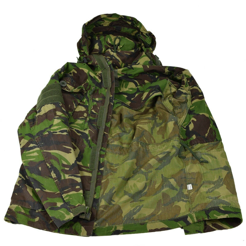 Veste de combat militaire DPM originale de l'armée britannique, parka coupe-vent