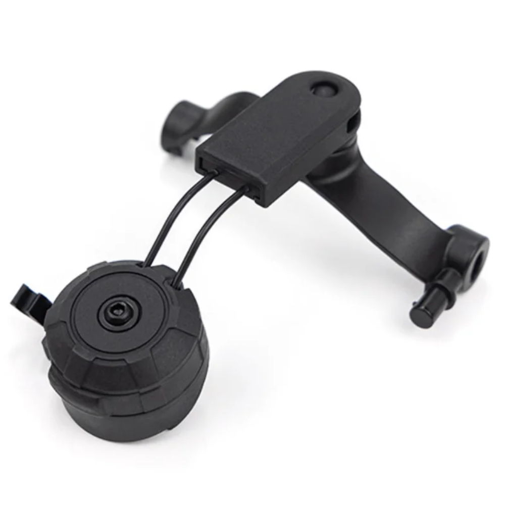 Kit d'adaptateur de casque Earmor M19C ARC Rail pour casques M31 M32 PLUS noir