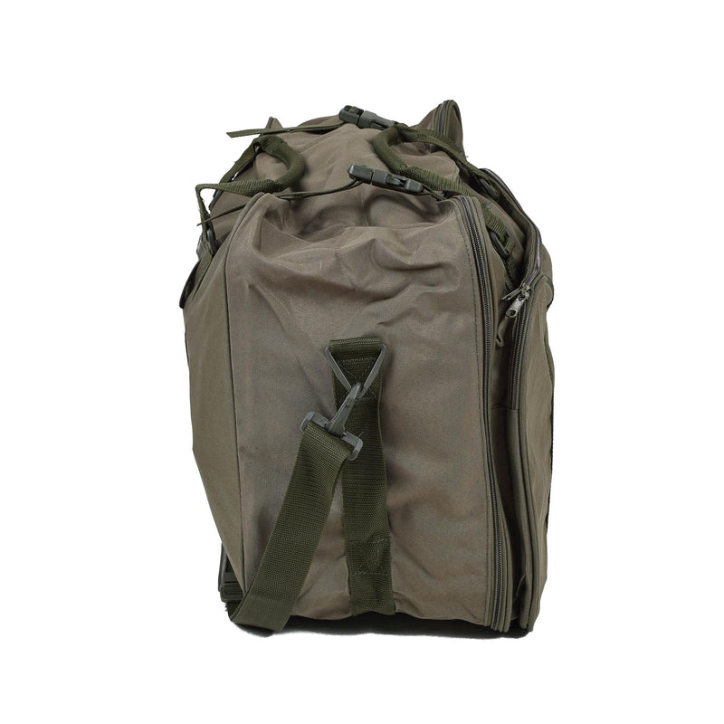 Genuine Italian Army Duffel Bag 60l Esercito Logo Adjustable Straps Olive