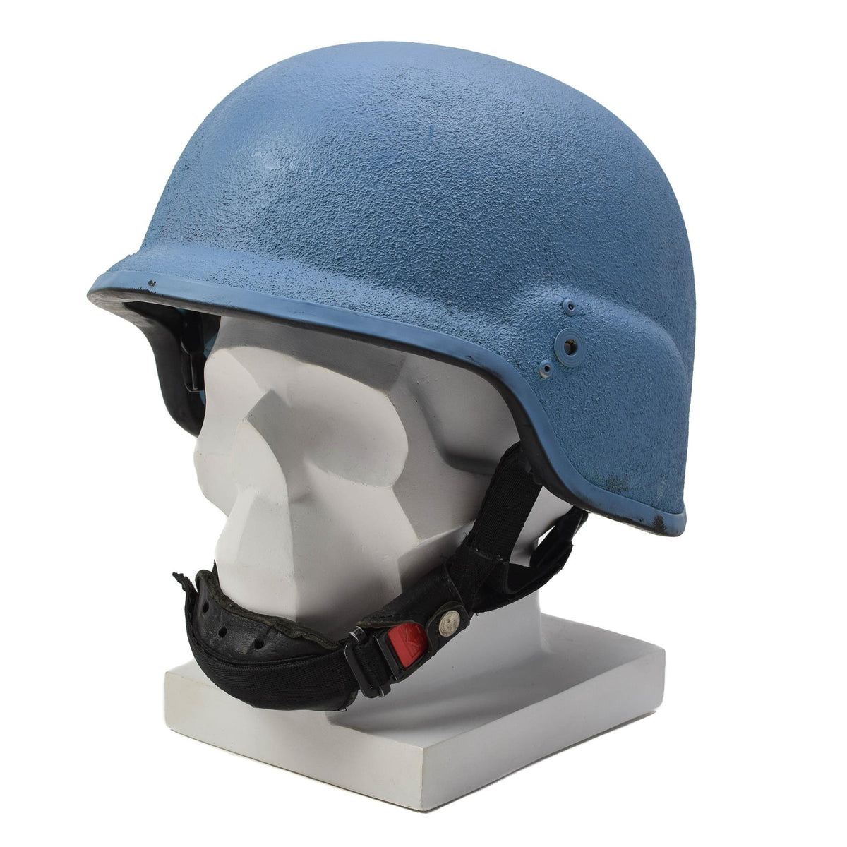Original German Military Kevlar Helmet Surplus Headgear Collectible UN Blue