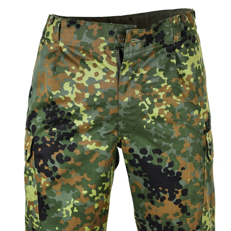 Pantalon de combat de l'armée allemande authentique flecktarn camouflage BW NEUF