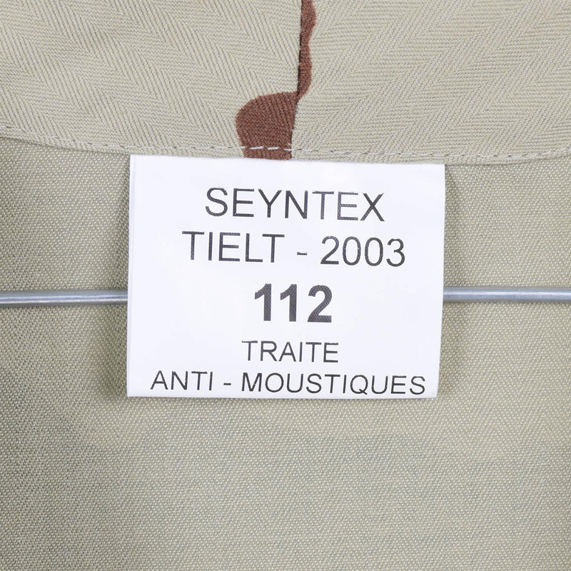 Chemise de combat tactique originale de l'armée française GAO gilet F2 camouflage désert NEUF
