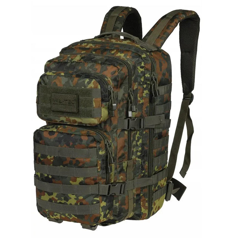 MIL-TEC U.S. Assault trekking rucksack large 36L backpack flecktarn daypack bag