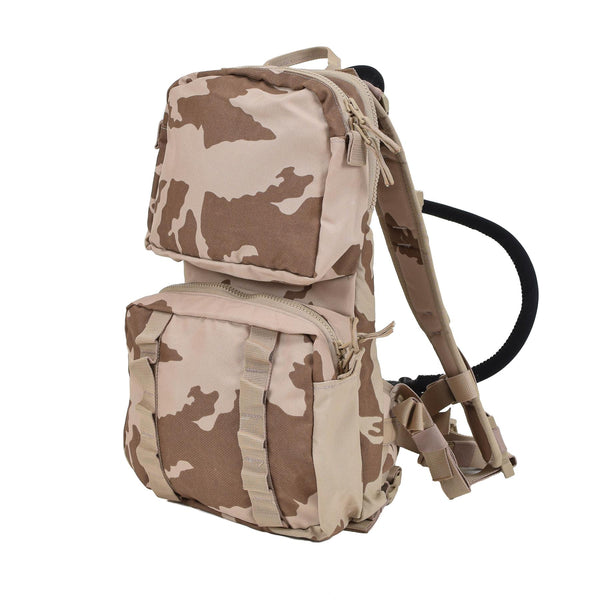 Sac à dos d'hydratation authentique de l'armée tchèque CZ95 camouflage désert 3 litres NEUF