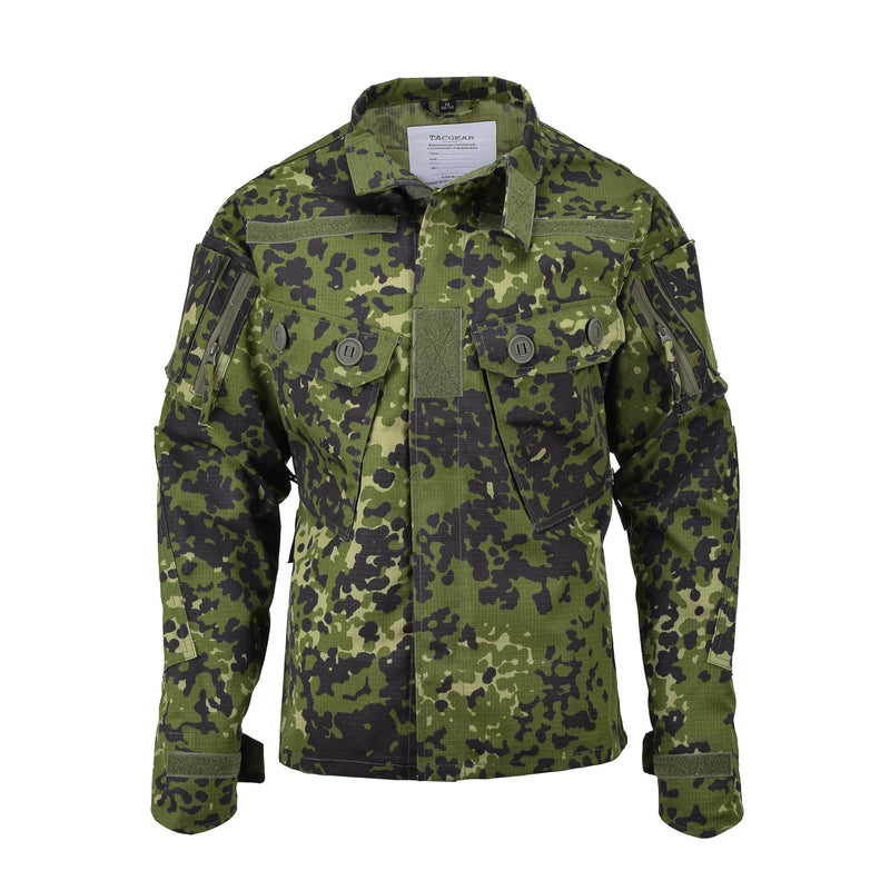 Veste de terrain de style militaire danois de marque TACGEAR, chemises de camouflage commando M84