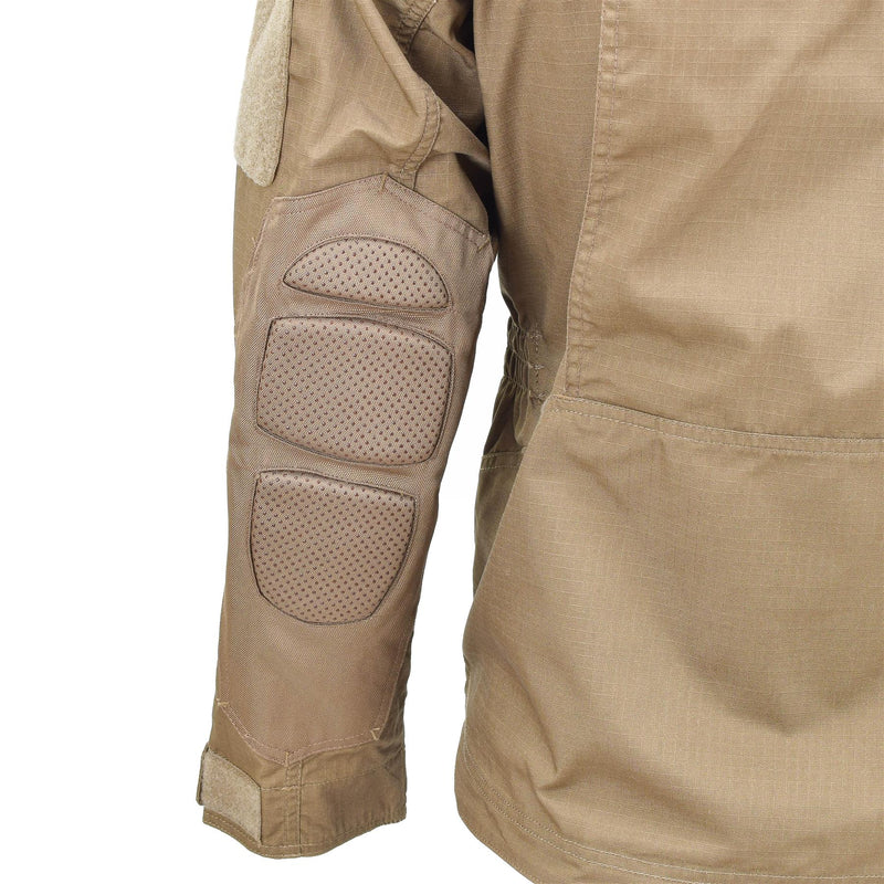 Veste de combat de style militaire en ripstop coyote foncé de marque Mil-Tec Chimera