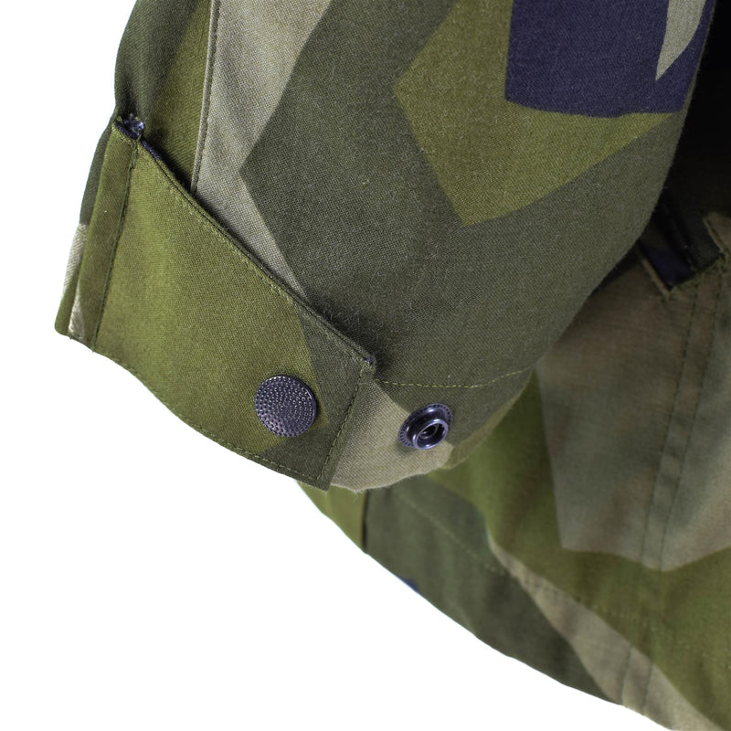 Veste lourde originale de l'armée suédoise M90 ​​avec camouflage éclaté pour troupes militaires sur le terrain NEUF