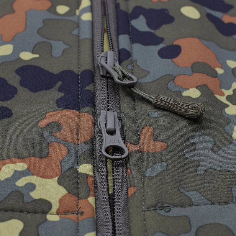 MIL-TEC Softshell jacket SCU 14 German flecktran camo outdoor hiking outerwear