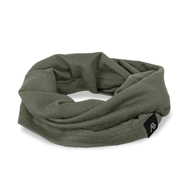 Foulard tube multifonctionnel style militaire de marque Blochl olive NEUF