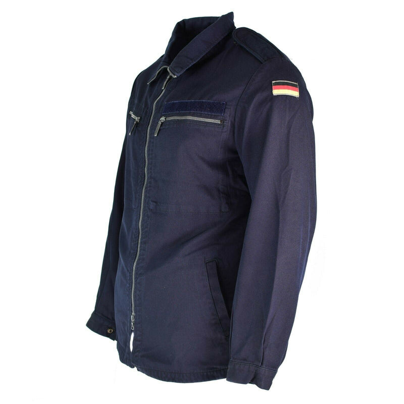 Véritable veste de marine de l'armée allemande bleue résistante au feu en aramide marine Forces navales