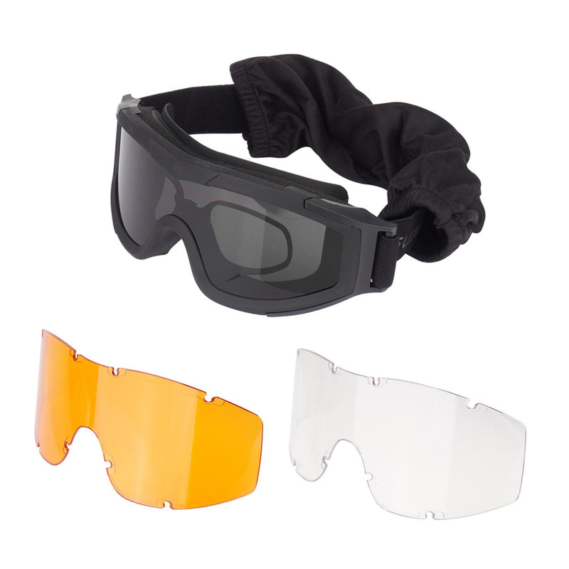 Swisseyye F-TAC Tactical Goggles Interchangeable Lenses Various Frame Colors