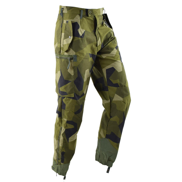 Pantalon de combat de campagne BDU d'origine suédoise M90 ​​camouflage Splinter