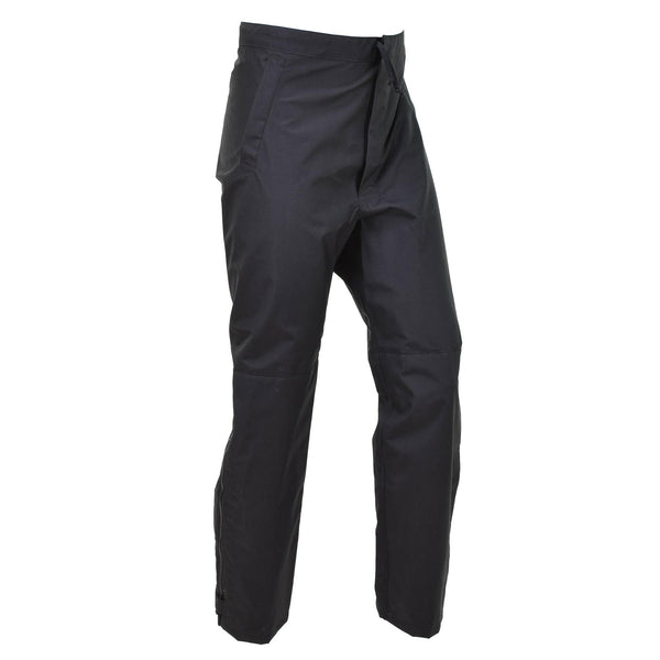 Pantalon de pluie d'extérieur imperméable de la police métropolitaine britannique authentique noir