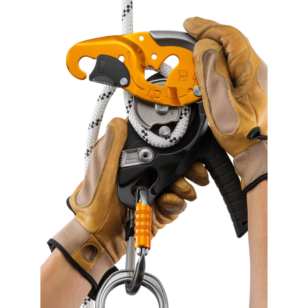 Dispositif d'accès sur corde Petzl I'D S Descender anti-panique AUTO-LOCK 10-11,5 mm