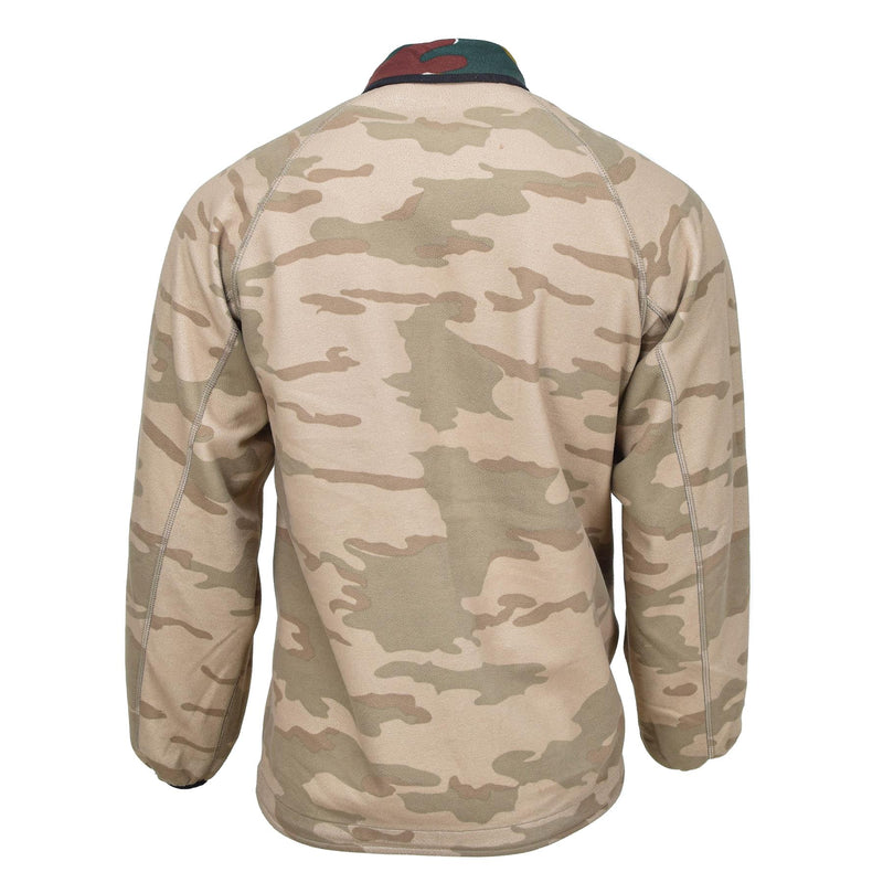 Veste polaire originale de l'armée belge réversible coupe-vent BDU jigsaw jumper