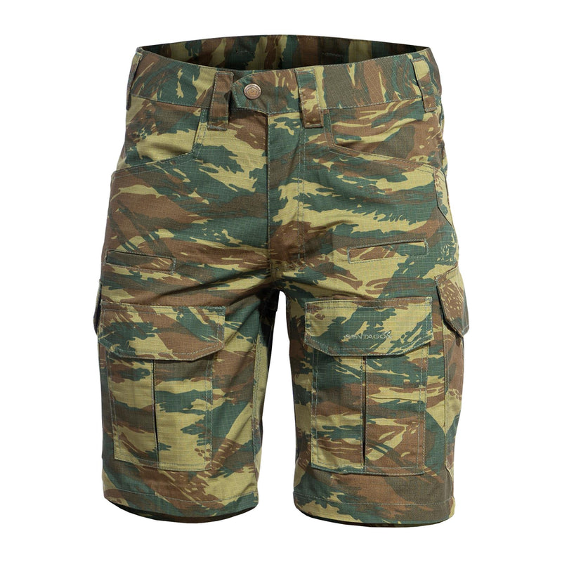 Pantalon court PENTAGON Lycos ripstop bermuda triple couture poches renforcées