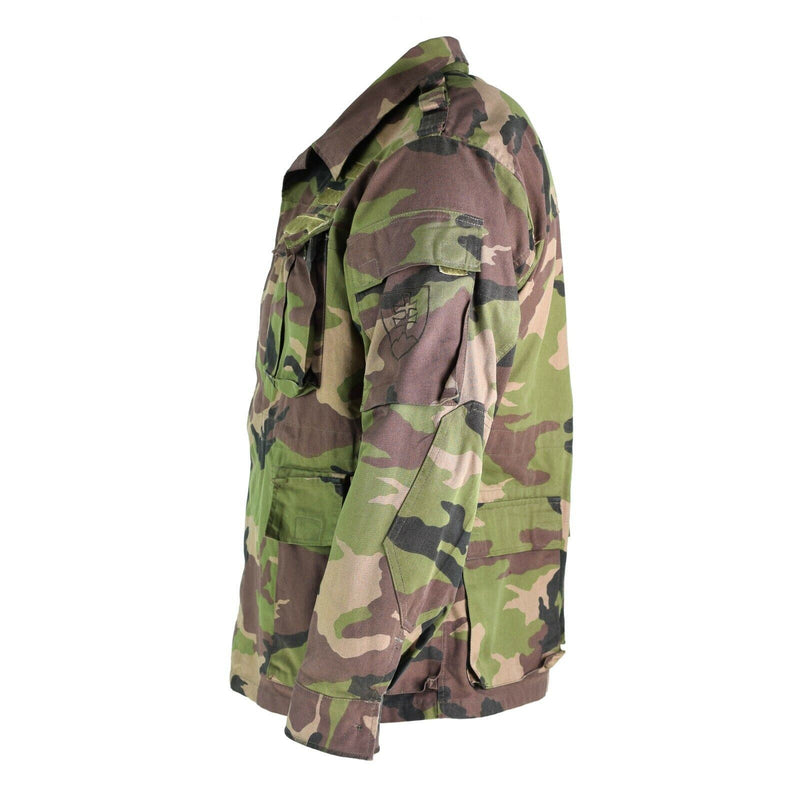 Veste de combat militaire slovaque vintage originale M97 BDU de l'armée slovaque