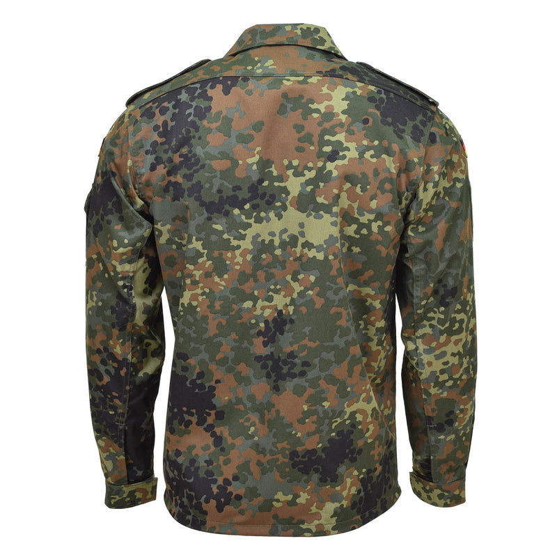 Chemises militaires tactiques Leo Kohler, veste de combat légère camouflage flecktarn BW