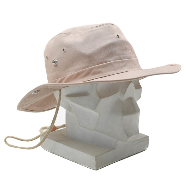 Chapeau de brousse de style militaire de marque MFH, casquette seau de jungle kaki d'été panama NEUF 