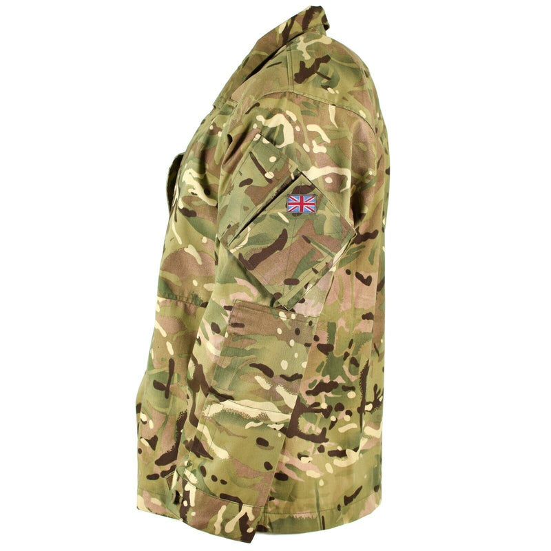 Véritable veste de combat de l'armée britannique MTP camouflage chemise de terrain militaire légère NEUF