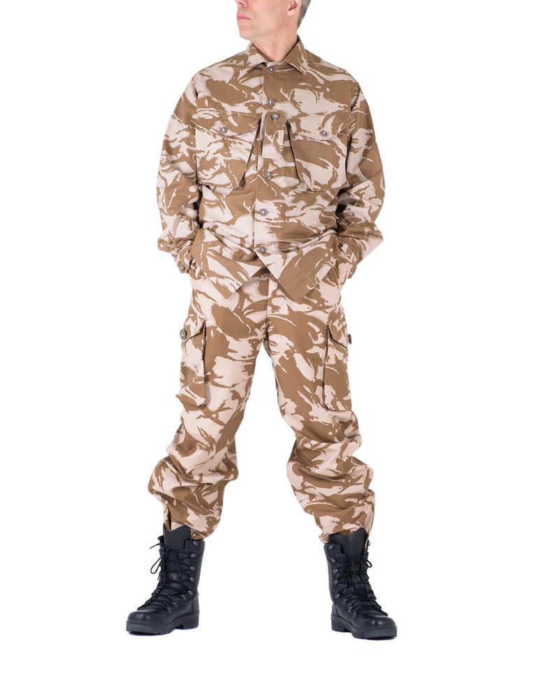 Véritable pantalon de combat de l'armée britannique Pantalon militaire du désert coupe-vent NEUF