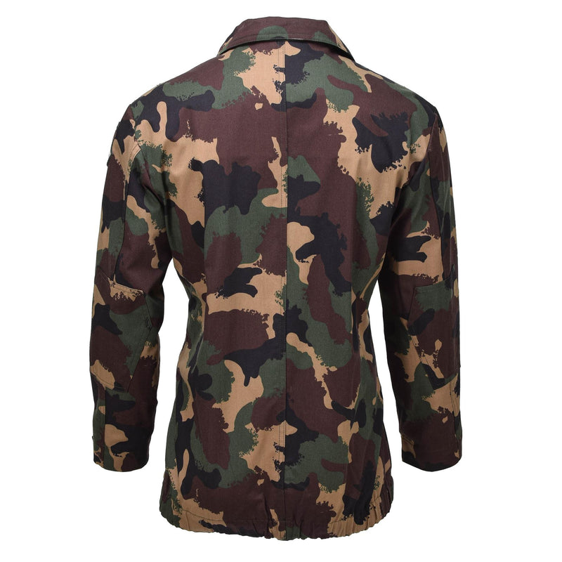 Veste de campagne militaire hongroise originale M1990 chemises forestières à quatre couleurs NEUF