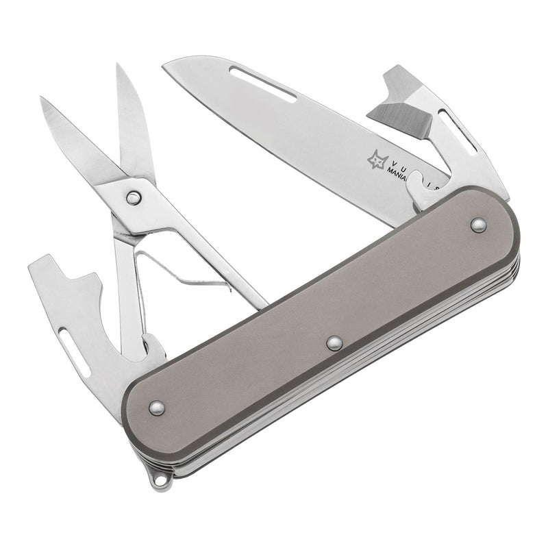 Fox Knives VULPIS FX-VP130-F4 TI Multi Tool Pocket Knife Stainless Steel M390