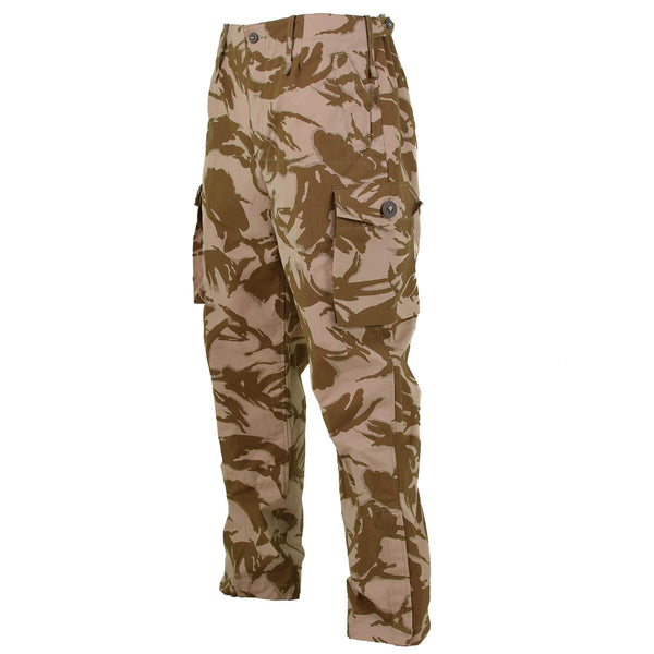 Pantalon de l'armée britannique d'origine pour les troupes de campagne du désert DP, pantalon de combat coupe-vent BDU