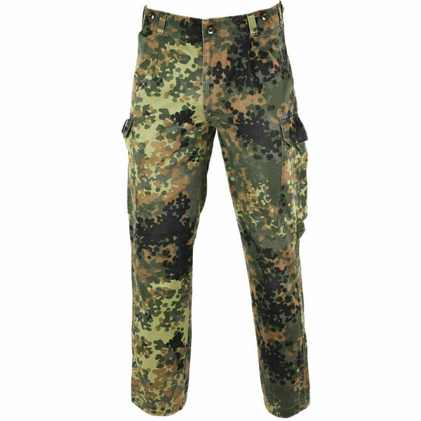 Pantalon de combat militaire de camouflage flecktarn d'origine de l'armée allemande