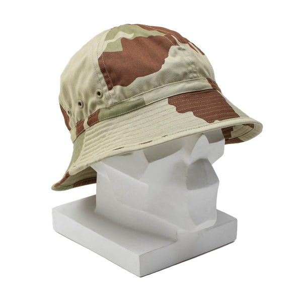 Véritable chapeau de brousse souple militaire français daguet camouflage panama léger NEUF