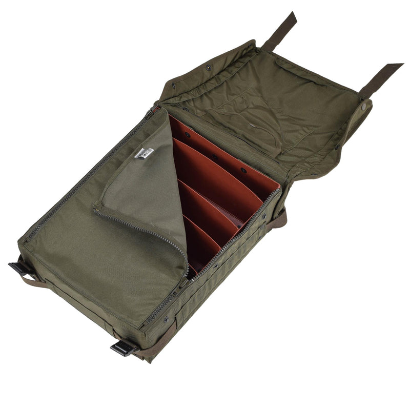 Sac de premiers secours original de l'armée autrichienne à bandoulière olive pour médecin, survie médicale, NEUF