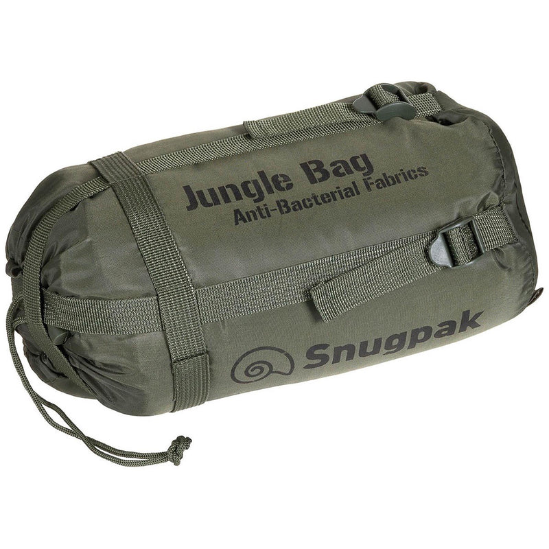 Snugpak Sleeping Bag Jungle Bag Anti Bacterial Fabrics lightweight OD Green