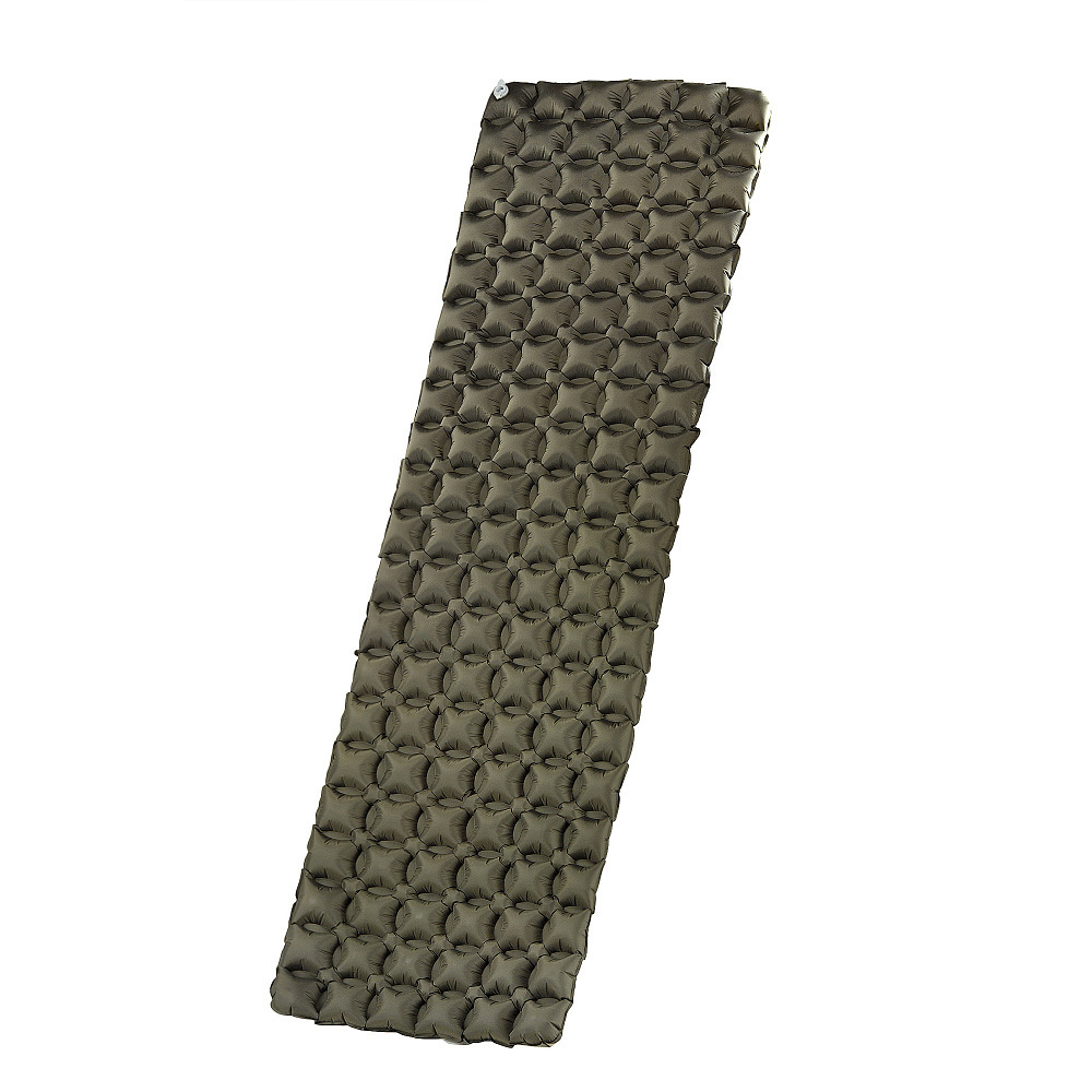 M-TAC Inflatable Sleeping Pad 195x58x5cm Lightweight Camping Mat Olive