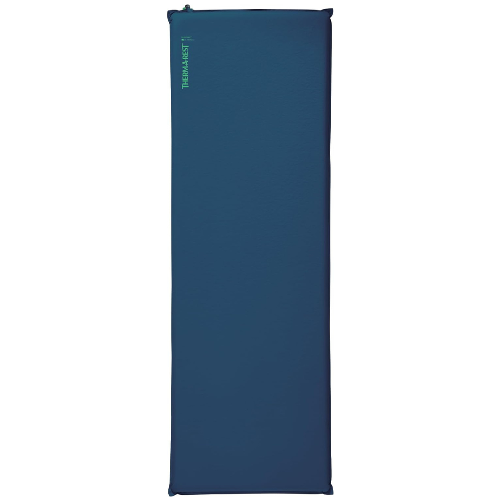 Therm-a-Rest BaseCamp L Tapis de camping autogonflant Valeur R 6.0 Bleu Poséidon