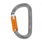 PETZL Am'D TRIACT-LOCK Mousqueton Aluminium Escalade Verrouillage Automatique Gris 27kN