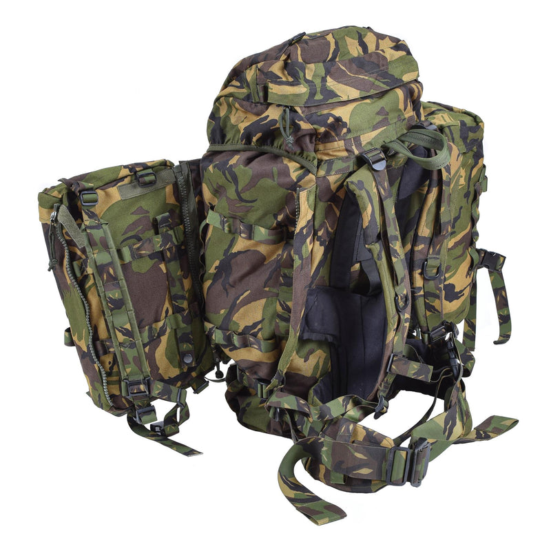 Sac à dos militaire néerlandais authentique modèle DPM sac à dos de combat 60L sac à dos tactique
