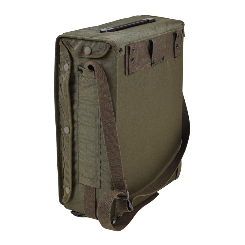 Sac de premiers secours original de l'armée autrichienne à bandoulière olive pour médecin, survie médicale, NEUF