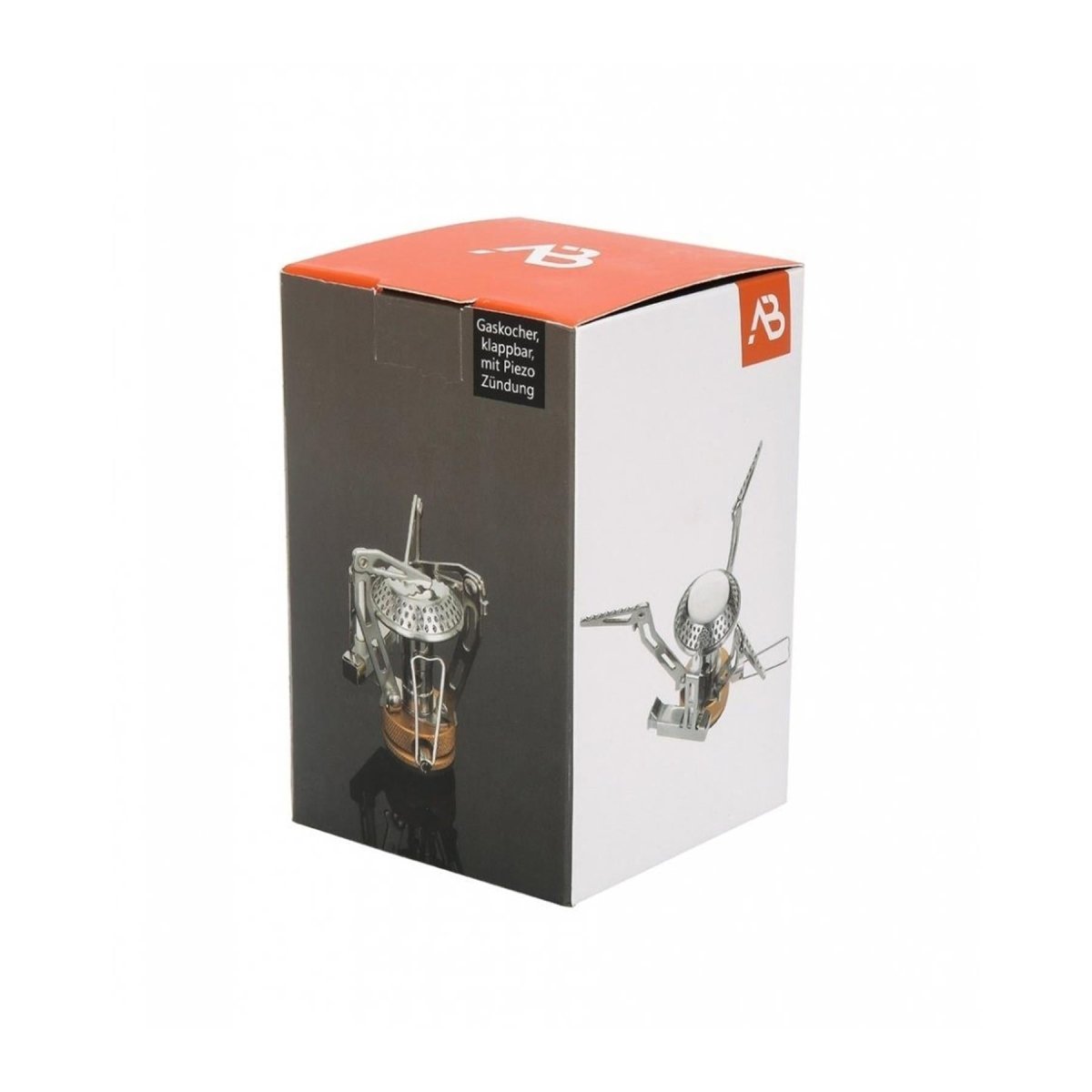 A.Blochl portable camping gas burner stove foldable piezo ignition titanium NEW
