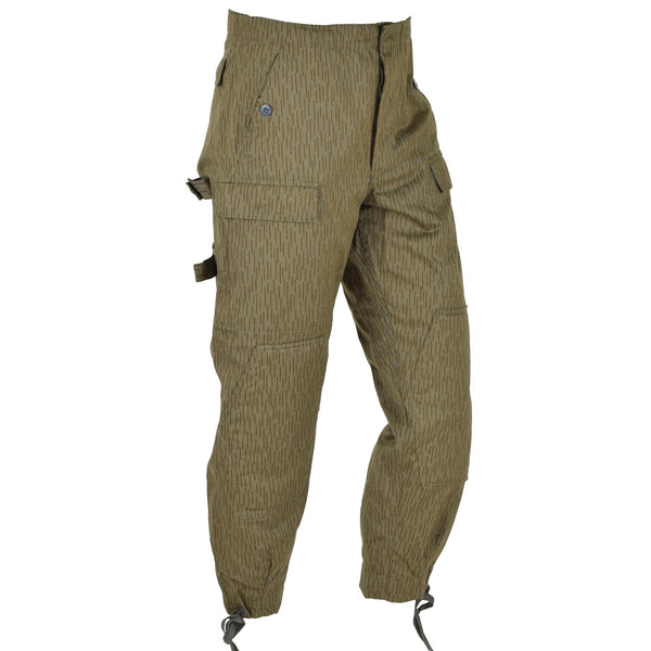 Pantalon tactique de camouflage strichtarn militaire allemand d'origine NVA NEUF
