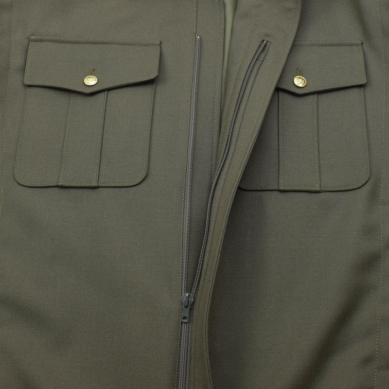 Blouson d'origine de l'armée tchèque pour troupes de campagne, veste militaire décontractée olive, NEUF