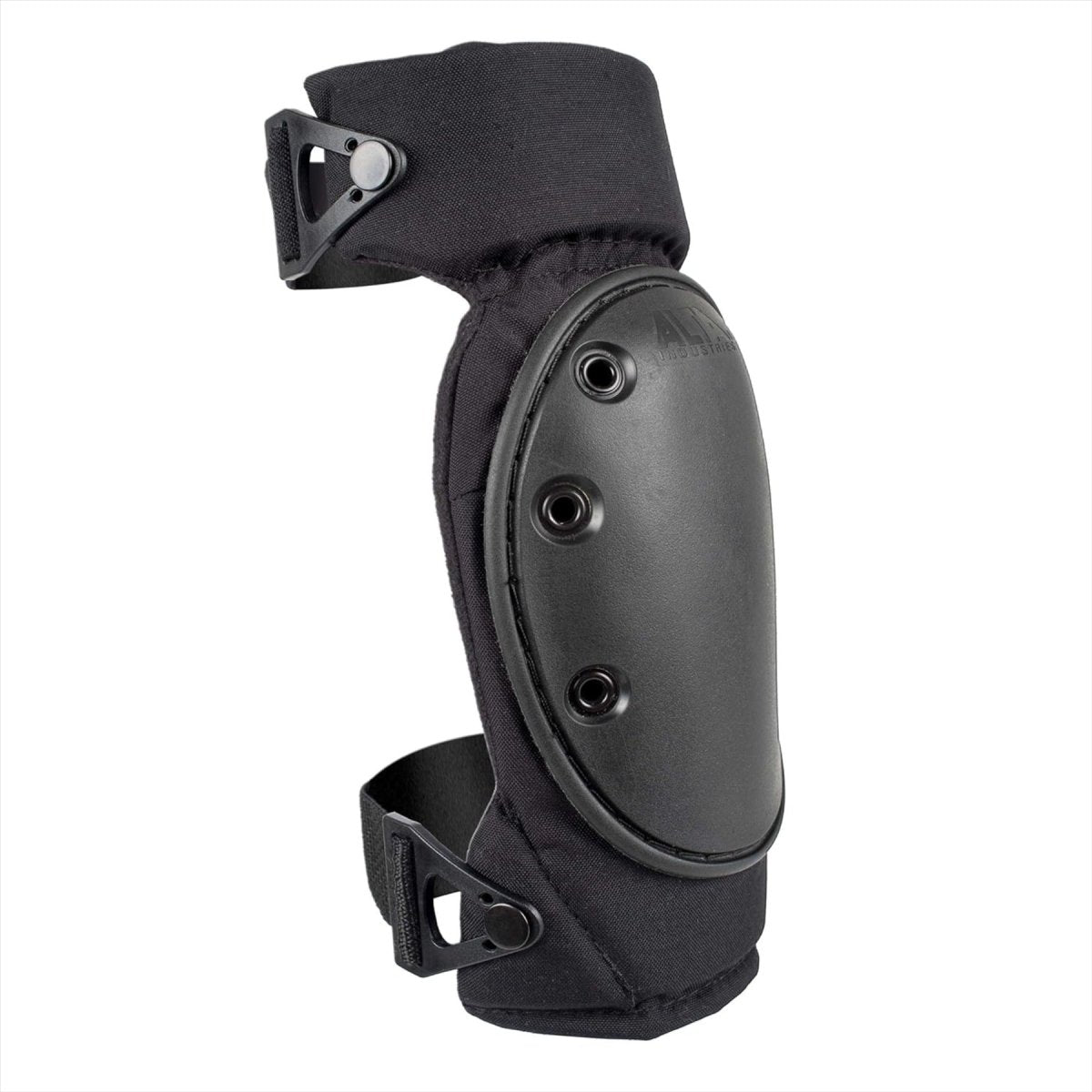 Genouillères tactiques AltaCONTOUR, capuchon long, forme ergonomique, AltaLok, noir