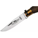 Antonini Old Bear Pocket Knife 8cm Carbon C67 Blade Walnut Wood Handle - GoMilitar